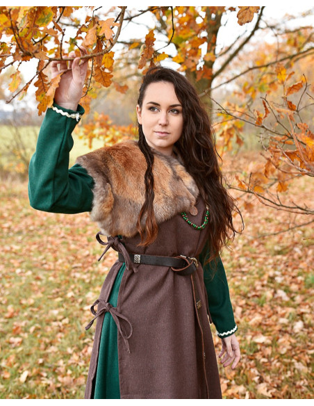 Delantal médiéval de paysanne modèle...