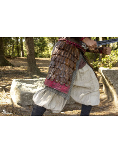 Tassets ou Escarcelles Varego, marron (paire) 2