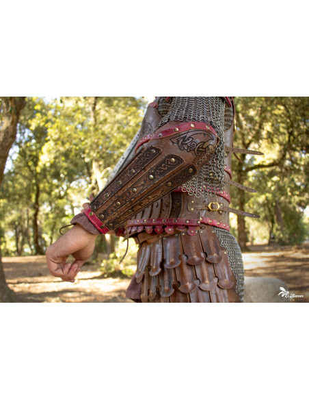 Brassards vikings varangiens, marron