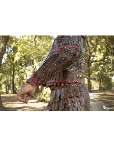 Brassards vikings varangiens, marron