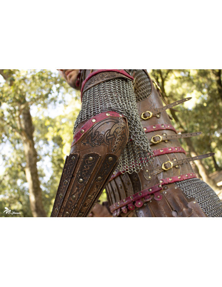 Brassards vikings varangiens, marron