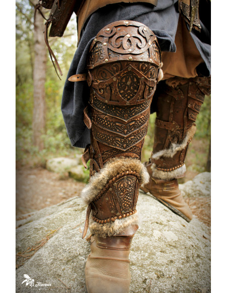 Bottes vikings Baldur avec 3 boucles