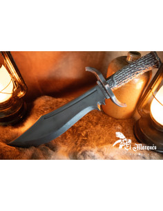 Couteau Bowie courbé en mousse, pour LARP