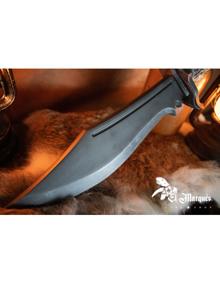 Couteau Bowie courbé en mousse, pour...