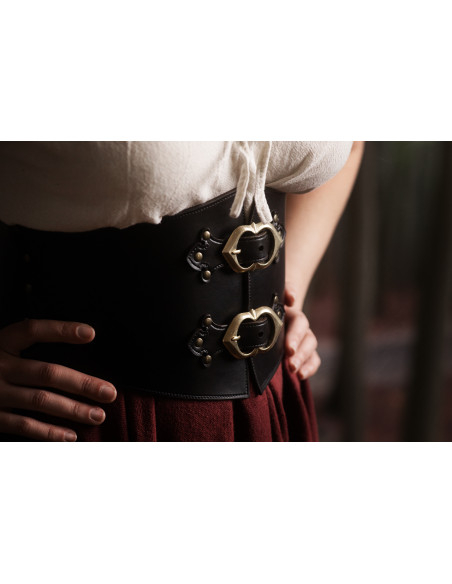 Ceinture Corset dame Shire en noir
