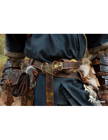 Ceinture viking Raider, faite à la main