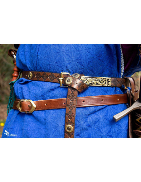 Ceinture médiévale Chevalier en cuir