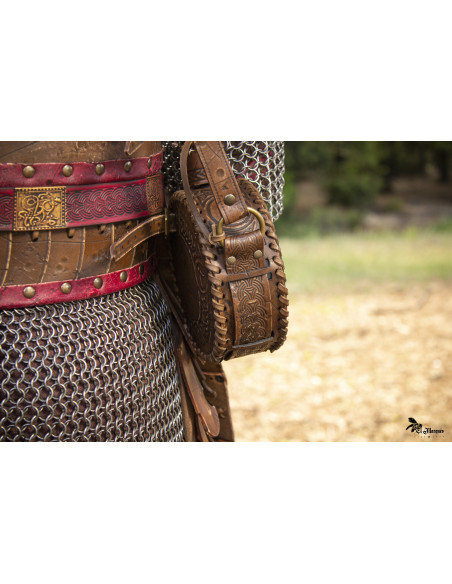 Gourde Viking d'Odin avec sangle