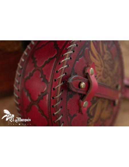 Cantimplore Explorer médiéval en cuir