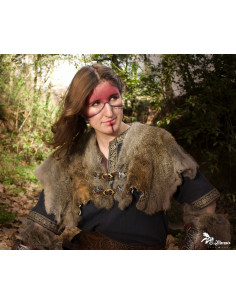 Cape guerrière Viking Freyja en lapin