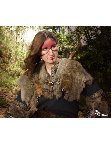 Cape guerrière Viking Freyja en lapin