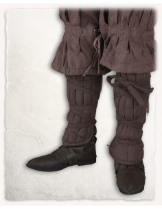 Jambières rembourrées modèle Farald, couleur marron 2