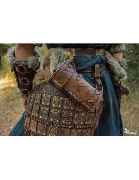 Porte-latte médiéval vieilli