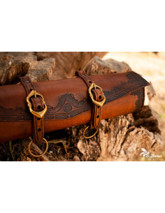 Set de porte-parchemin avec livre Grimorio pour LARP 2