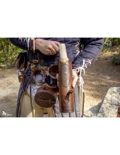 Porte-rouleaux médiéval pour foires médiévales ou LARP