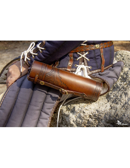 Porte-rouleaux médiéval pour foires...