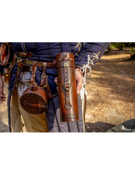 Porte-rouleaux médiéval pour foires...