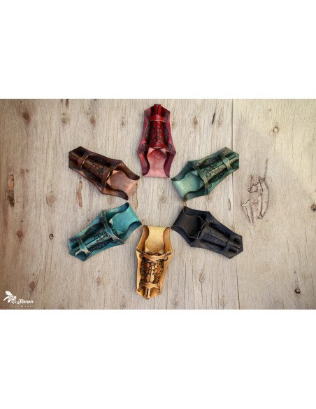 Porte-baguettes magiques en cuir pour...