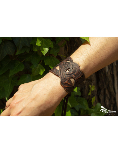 Bracelet viking vieilli, ajustable (1...