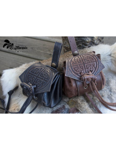 Pochette médiévale de quête (11x9 cm.)