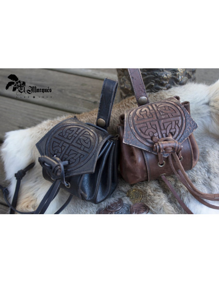 Pochette médiévale de quête (11x9 cm.)