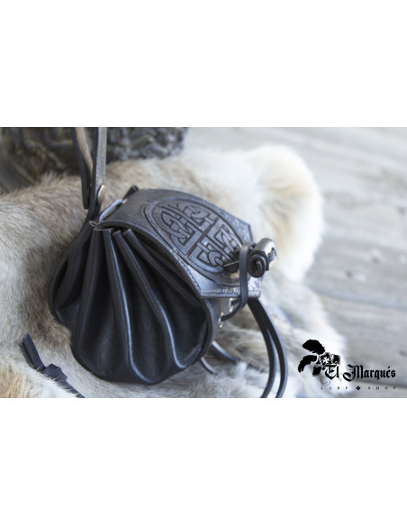 Pochette médiévale de quête (11x9 cm.)