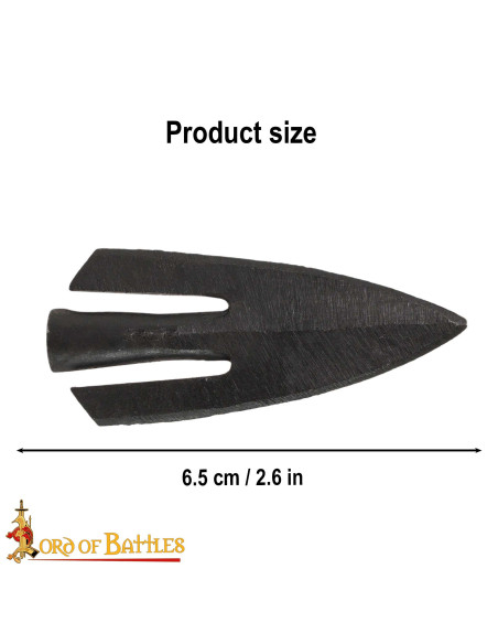 Pointe de flèche médiévale, queue...