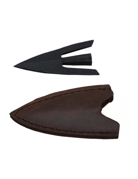 Pointe de flèche médiévale, en forme...