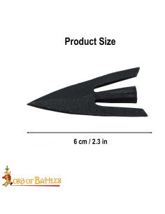 Pointe de flèche médiévale, en forme de queue... 2