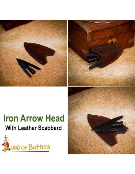 Pointe de flèche médiévale, en forme...