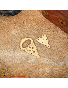 Boucle de ceinture viking avec nœuds celtiques 2