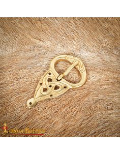 Boucle de ceinture viking avec nœuds celtiques