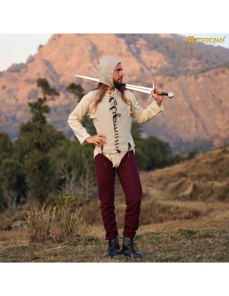 Chemise médiévale sans manches en...