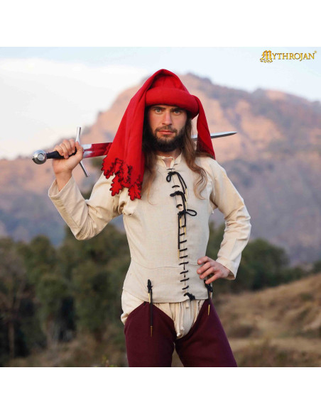 Chemise médiévale sans manches en...