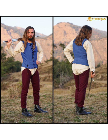 Chemise médiévale sans manches de...