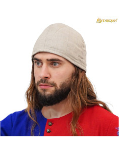 Crespina rembourrée pour casques médiévaux - Beige