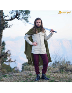 Cape médiévale en laine Bocksten Man. siècles XIV-XV 2