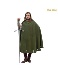 Cape médiévale en laine Bocksten Man. siècles XIV-XV