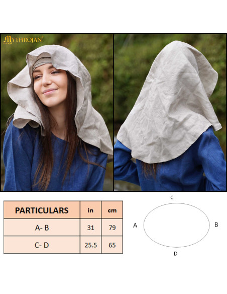 Vélo médiéval du Pèlerin en lin - Beige