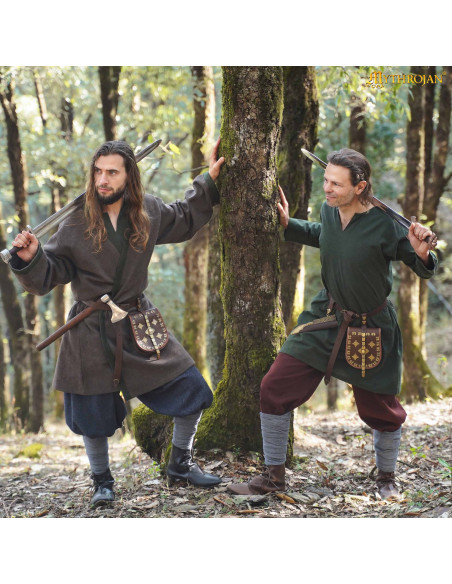 Manteau en laine Viking Klappenrock...