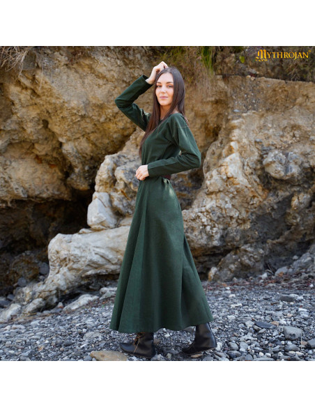 Robe médiévale modèle Arquera, en coton