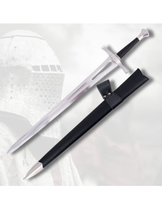 Épée médiévale fonctionnelle avec fourreau (89 cm.)