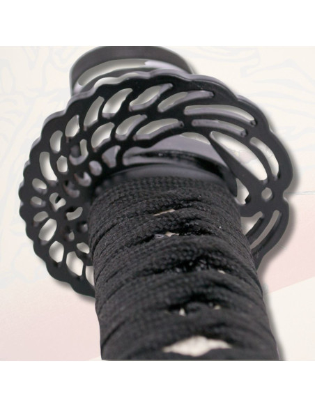 Wakizashi décoratif, fourreau blanc...