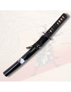 Tant fonctionnel fourreau noir décoré Cygne (103,5 cm.) 2