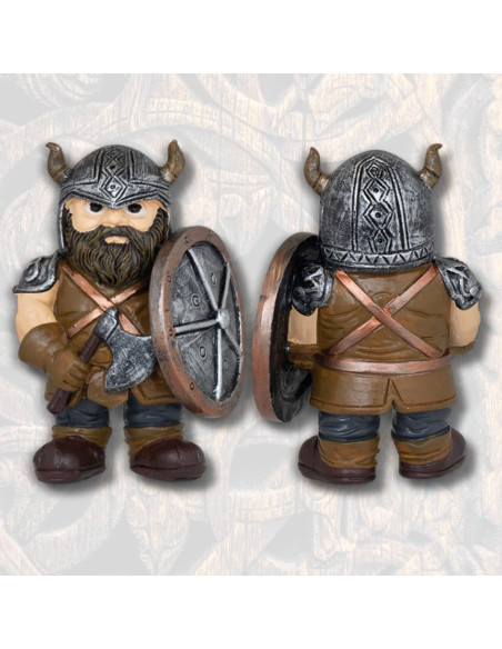 Figurine en résine viking avec hache...
