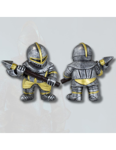 Figurine en résine guerrier médiéval...