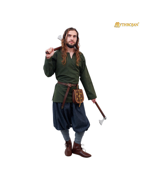 Tunique vikingue à manches longues...
