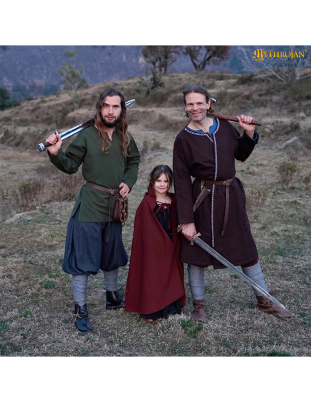 Tunique vikingue à manches longues...