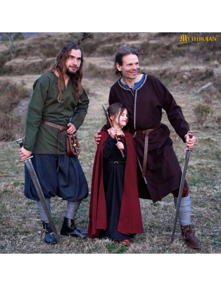 Tunique vikingue à manches longues...