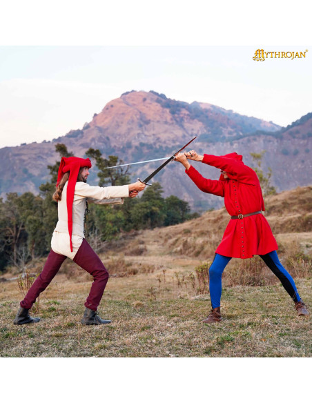 Jambes médiévales en laine modèle Oswald